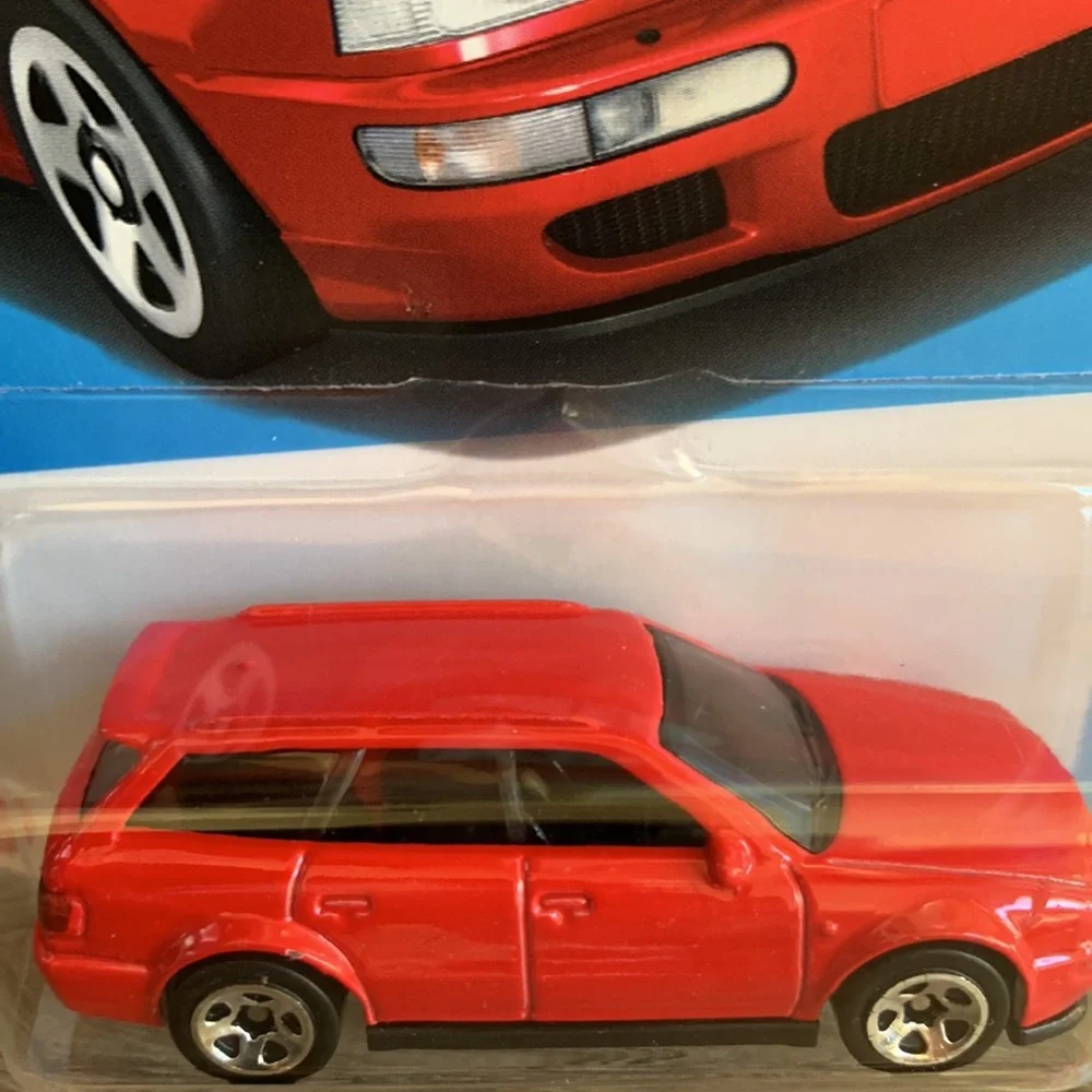Hot Wheels Audi Avant RS2 Factory Fresh No Fuel Tank Door Red Station Wagon 2024